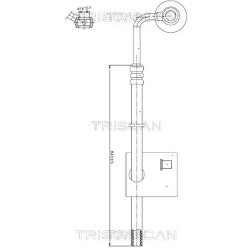Hydraulická hadica pre riadenie TRISCAN 8516 29030