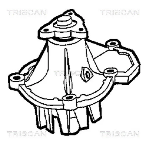 Vodné čerpadlo, chladenie motora 8600 14003 /TRISCAN/ - obr. 1