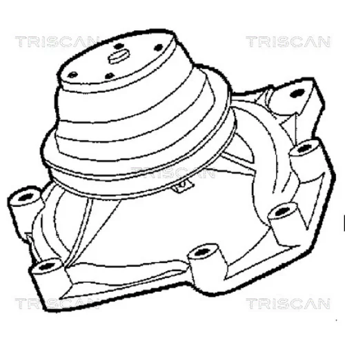 Vodné čerpadlo, chladenie motora 8600 17001 /TRISCAN/ - obr. 1