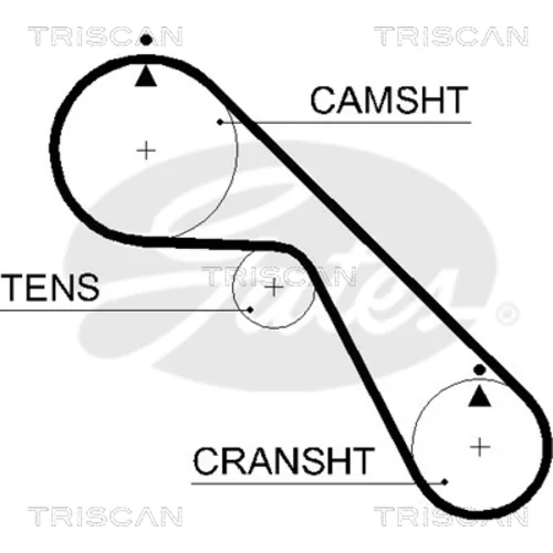 Ozubený remeň TRISCAN 8645 5530xs