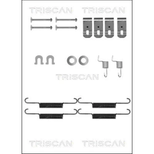 Sada príslušenstva čeľustí parkovacej brzdy TRISCAN 8105 402541