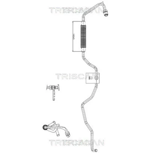 Hydraulická hadica pre riadenie TRISCAN 8516 13002