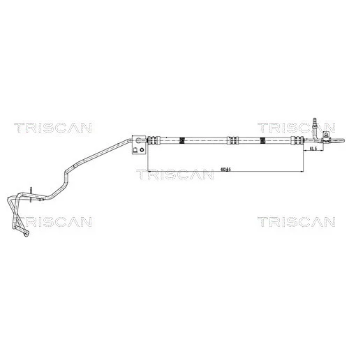 Hydraulická hadica pre riadenie TRISCAN 8516 16001