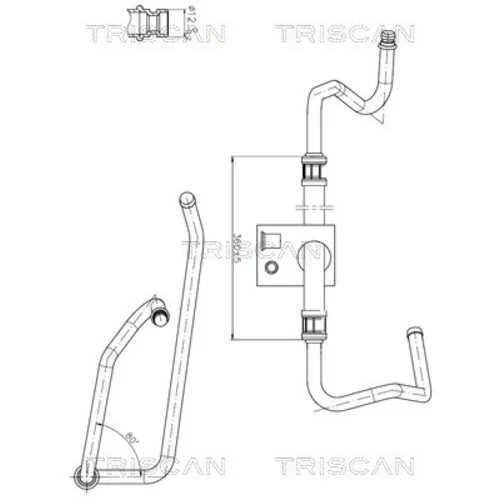 Hydraulická hadica pre riadenie TRISCAN 8516 28013