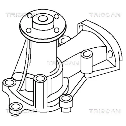 Vodné čerpadlo, chladenie motora 8600 41110 /TRISCAN/ - obr. 1