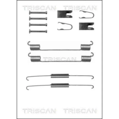 Sada príslušenstva brzdovej čeľuste TRISCAN 8105 152555
