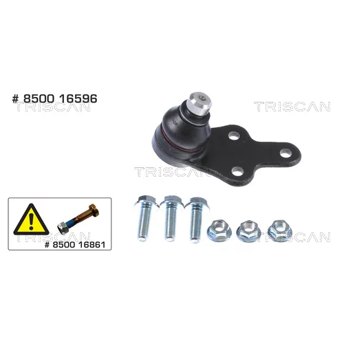 Zvislý/nosný čap TRISCAN 8500 16596
