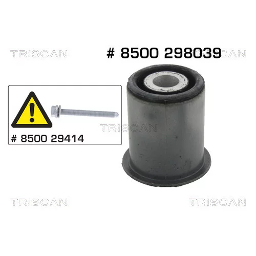Uloženie tela nápravy TRISCAN 8500 298039