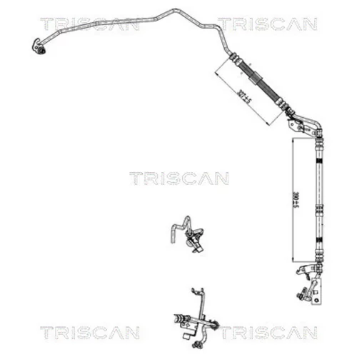 Hydraulická hadica pre riadenie TRISCAN 8516 16005