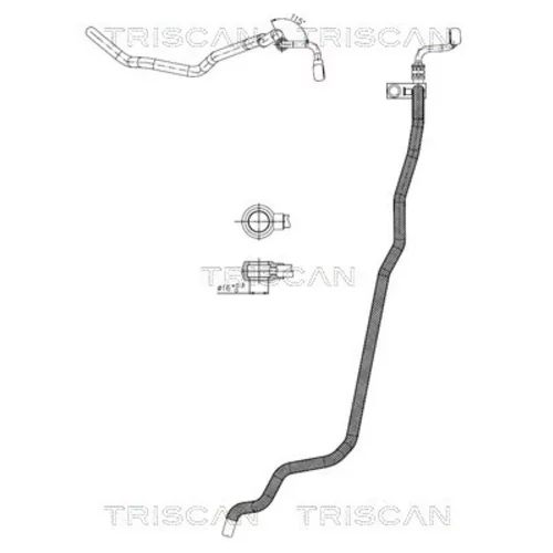 Hydraulická hadica pre riadenie TRISCAN 8516 29089