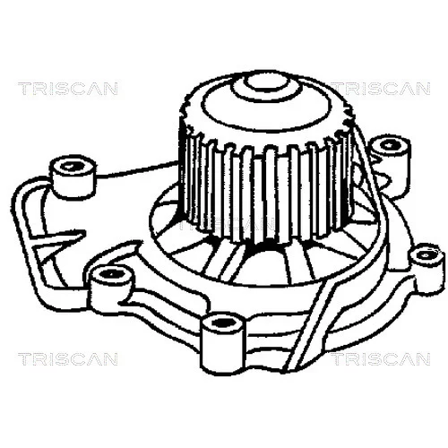 Vodné čerpadlo, chladenie motora 8600 40001 /TRISCAN/ - obr. 1