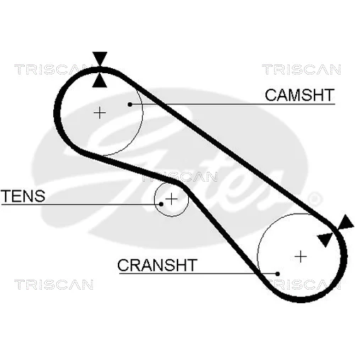 Ozubený remeň TRISCAN 8645 5321xs