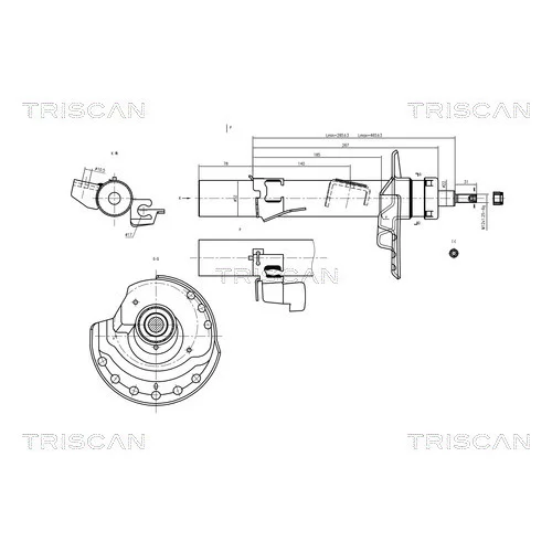 Tlmič pérovania TRISCAN 8705 16103
