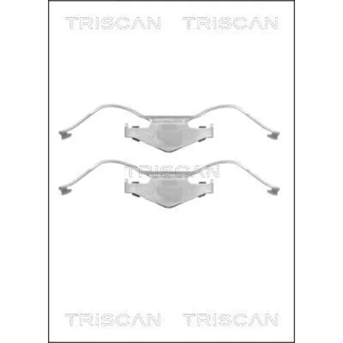 Sada príslušenstva obloženia kotúčovej brzdy 8105 241605 /TRISCAN/