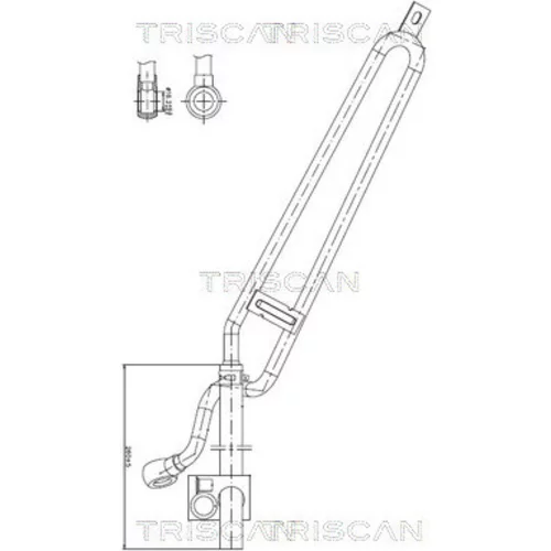 Hydraulická hadica pre riadenie TRISCAN 8516 11028