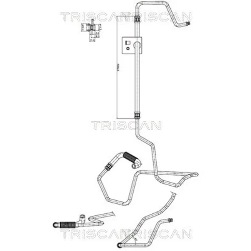 Hydraulická hadica pre riadenie TRISCAN 8516 28014