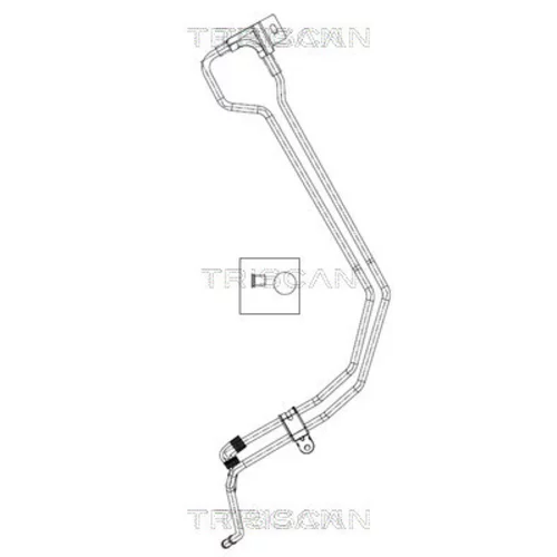 Hydraulická hadica pre riadenie TRISCAN 8516 43002
