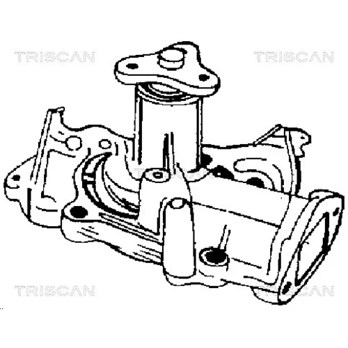 Vodné čerpadlo, chladenie motora 8600 50871 /TRISCAN/ - obr. 1