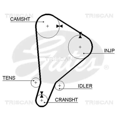 Ozubený remeň 8645 5118 /TRISCAN/ - obr. 1