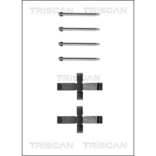 Sada príslušenstva obloženia kotúčovej brzdy 8105 271219 /TRISCAN/