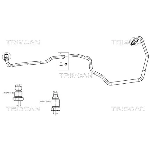 Hydraulická hadica pre riadenie TRISCAN 8516 43007