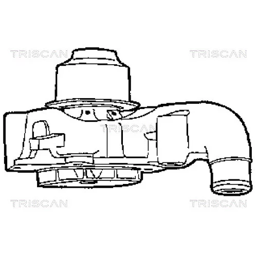 Vodné čerpadlo, chladenie motora 8600 16005 /TRISCAN/