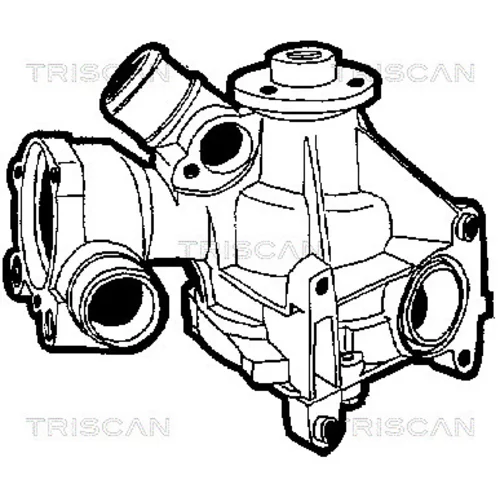 Vodné čerpadlo, chladenie motora 8600 23006 /TRISCAN/ - obr. 1