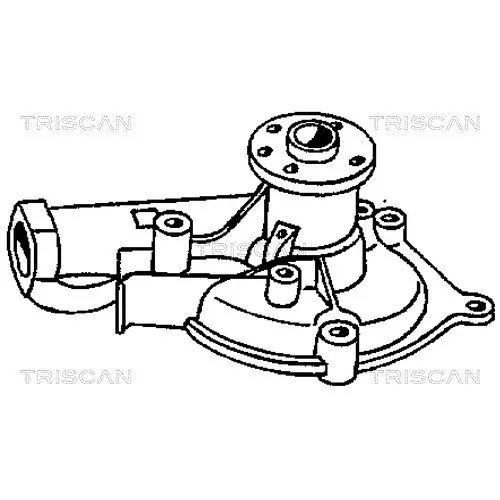 Vodné čerpadlo, chladenie motora 8600 42002 /TRISCAN/ - obr. 1