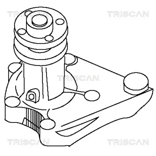 Vodné čerpadlo, chladenie motora 8600 69944 /TRISCAN/ - obr. 1