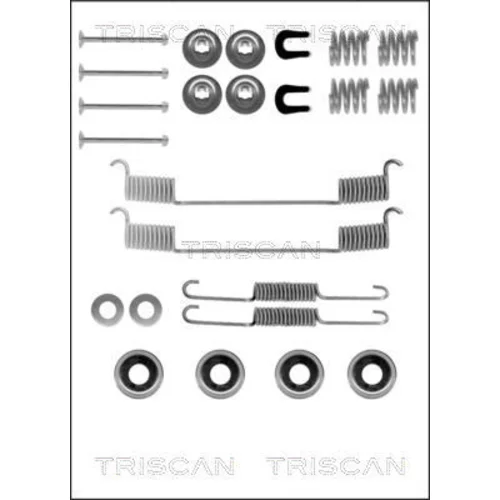 Sada príslušenstva brzdovej čeľuste TRISCAN 8105 142504