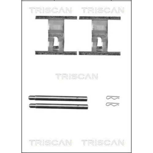 Sada príslušenstva obloženia kotúčovej brzdy TRISCAN 8105 291605