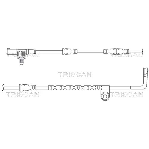 Výstražný kontakt opotrebenia brzdového obloženia TRISCAN 8115 17007