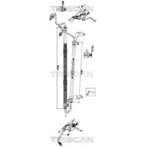 Hydraulická hadica pre riadenie TRISCAN 8516 11041