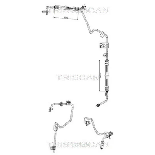 Hydraulická hadica pre riadenie TRISCAN 8516 28001