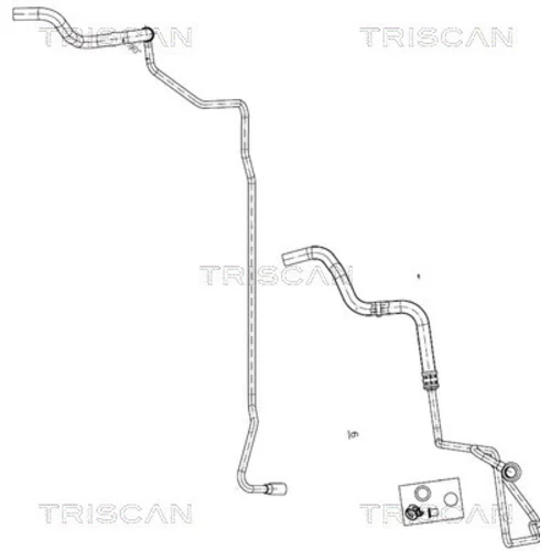 Hydraulická hadica pre riadenie TRISCAN 8516 29011