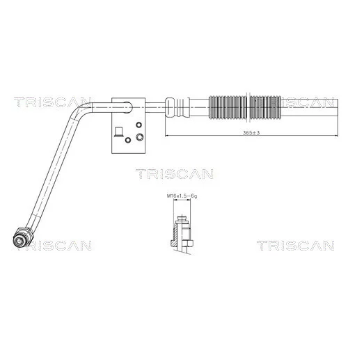 Hydraulická hadica pre riadenie TRISCAN 8516 29066