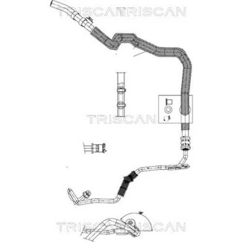 Hydraulická hadica pre riadenie TRISCAN 8516 29088