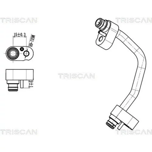 Vysoko/nízkotlakové vedenie klimatizácie TRISCAN 9010 10018