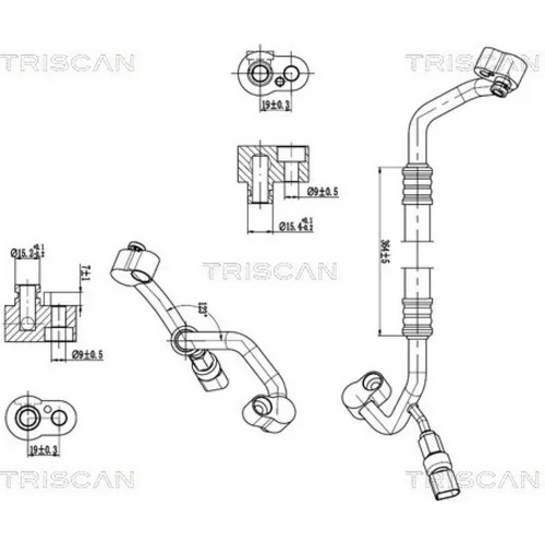 Vysoko/nízkotlakové vedenie klimatizácie TRISCAN 9010 29133