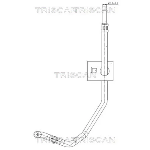 Hydraulická hadica pre riadenie TRISCAN 8516 11039