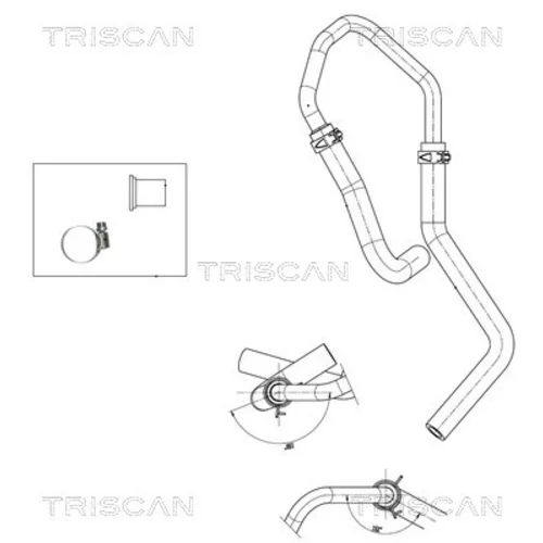 Hydraulická hadica pre riadenie TRISCAN 8516 29059