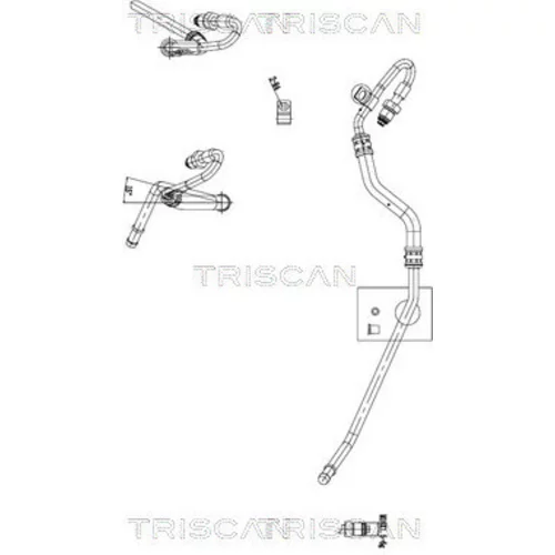 Hydraulická hadica pre riadenie TRISCAN 8516 29085