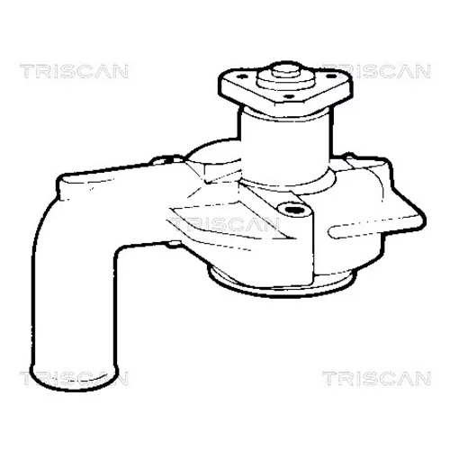 Vodné čerpadlo, chladenie motora 8600 16457 /TRISCAN/ - obr. 1