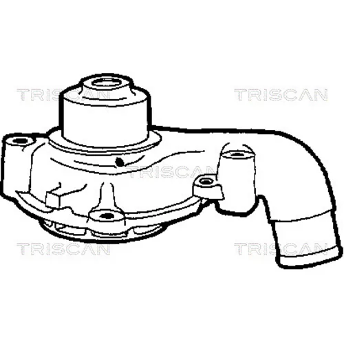Vodné čerpadlo, chladenie motora 8600 16899 /TRISCAN/ - obr. 1