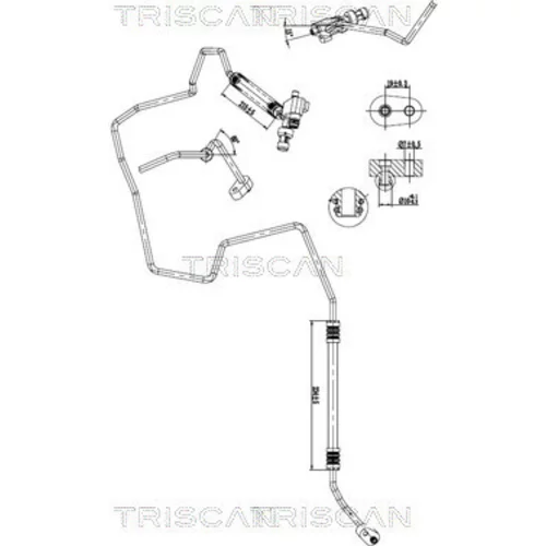Vysoko/nízkotlakové vedenie klimatizácie TRISCAN 9010 15010