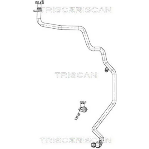 Vysoko/nízkotlakové vedenie klimatizácie TRISCAN 9010 25050