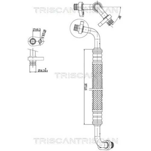 Vysoko/nízkotlakové vedenie klimatizácie TRISCAN 9010 28031