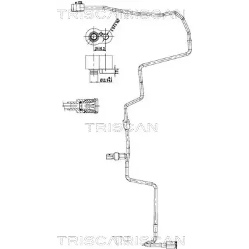Vysoko/nízkotlakové vedenie klimatizácie TRISCAN 9010 29146