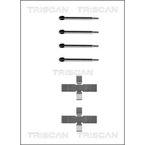 Sada príslušenstva obloženia kotúčovej brzdy TRISCAN 8105 101288