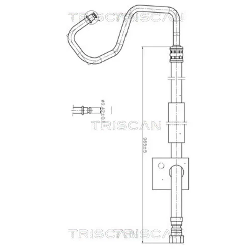 Hydraulická hadica pre riadenie TRISCAN 8516 16012